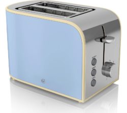 SWAN Retro ST17020BLN 2-Slice Toaster - Blue